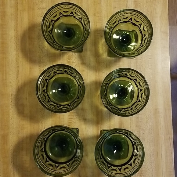 Indiana Glass Co., Colony Park Lane Green, - Picture 2 of 8